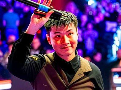 2-5到6-5超级逆转!赵心童决胜局6-5淘汰斯莱瑟,强势晋级8强#赵心童 #斯诺克 #球员锦标赛