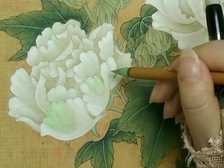 中国宋画经典:《白芙蓉图》分享白描 设色绘制过程,工笔芙蓉! #工笔花鸟教程 #国画教程 #工笔画 #宋画