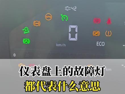 仪表盘上的故障灯都代表什么意思?1分钟教会你,建议收藏#每天一个用车知识 #带你懂车 #长安第二代cs55plus #长安鲸喜直播go #鲸彩福利五一提前享