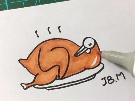 用29画烤鸭~#画画 #简笔画