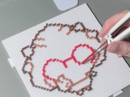 挑战一百天成为拼豆博主#拼豆#拼豆图纸#懒羊羊#喜羊羊与灰太狼 #教程