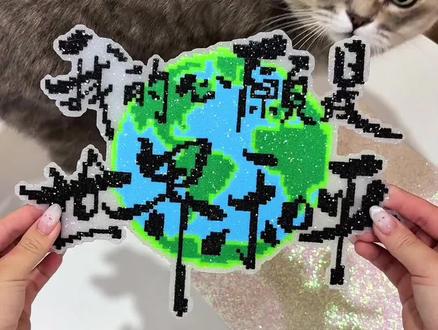 咪同意世界和平😭😭😭
同样是硝烟,一边是欢度佳节,一边是战火纷飞。我的愿望是“世界和平”!
#我的愿望是世界和平 #拼豆 #拼豆图纸 #世界和平远离战争 #拼豆豆