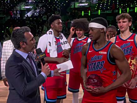 斩获生涯的第一个MVP#vj埃奇库姆