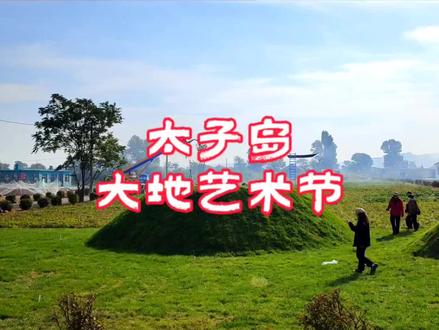 辽阳美丽的太子岛上即将举办大地艺术节,来自鲁美的师生真让人们大开眼界啊#辽阳#旅游#旅行推荐官