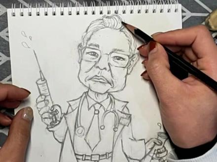 原创漫画《钟南山》步骤一#抗击疫情