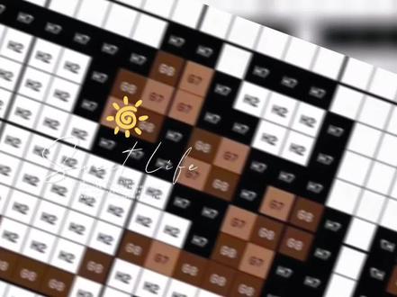 拼豆图纸来啦#拼豆 假期时候就应该拼拼豆