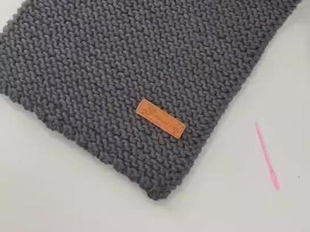 #平针围巾 #给男朋友织围巾系列 平针起针随意 不限制 用量3团 #平针围巾编织 #给男朋友织围巾