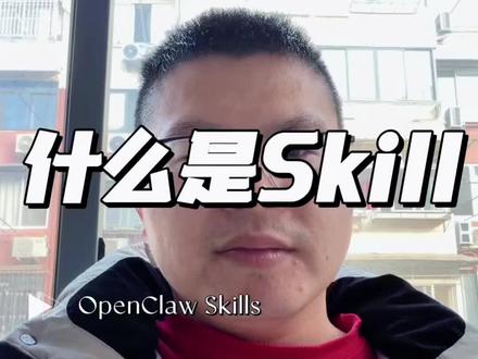 什么是 Skill?一句话给你讲清楚。 Skill 就是技能。 #Openclaw #小龙虾 #AI #未来可期 #AI编程