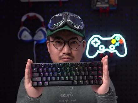 专门给游戏玩家设计的魔导士机械键盘,手残D千万别买!#rog魔导士 #玩转数码 #机械键盘