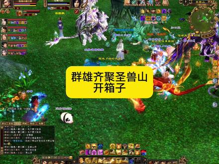 第一次组队圣兽山开箱子!#新天龙八部端游