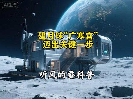 建月球“广寒宫”,迈出关键一步!#科普#涨知识