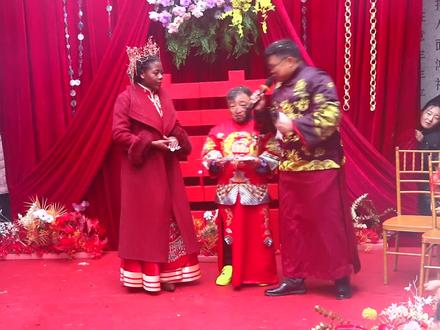 丹迪感恩舅舅的一段话很感人#大郎丹迪婚礼现场