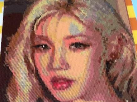 @宋雨琦_i-dle #拼豆 #宋雨琦