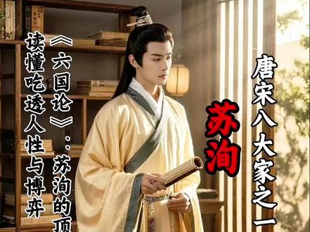 《六国论》:苏洵的顶级“反坑思维”,读懂吃透人性与博弈 #中国历史人物 #唐宋八大家 #苏询#抖音知识年终大赏#职场智慧