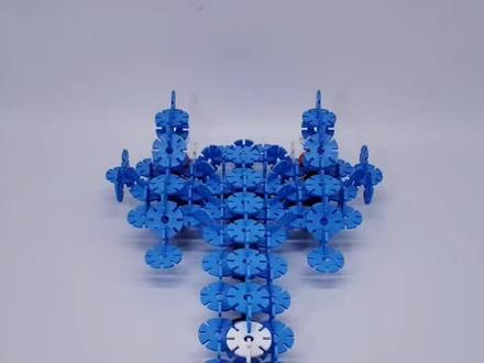 雪花片攻略 美国空军 黑鹰侦察机 三星难度 162片#雪花片 #手工 #战机