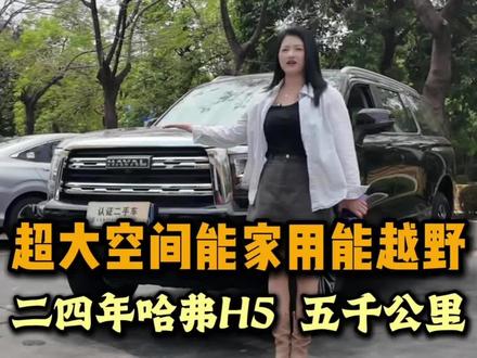 哈弗H5 2024款 2.0T自动四驱领创 汽油#哈弗H5 #硬派越野 #东莞鹏达二手车小陆 #广西人在东莞 #男人的玩具