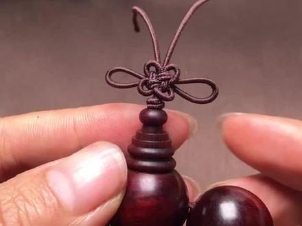 应老铁需求 安排一组慢动作佛珠上面的吉祥结教程✨#手艺人 #文玩手串 @抖音小助手 @企业号小助手