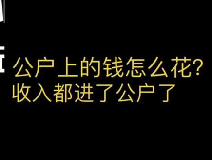 #税务 #财税知识 #财务 #对公账户 @DOU+小助手 @DOU+上热门 老板们,对公账户里的钱怎么花?看这里!