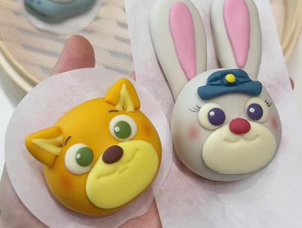 疯狂动物城,请上锅 #卡通馒头