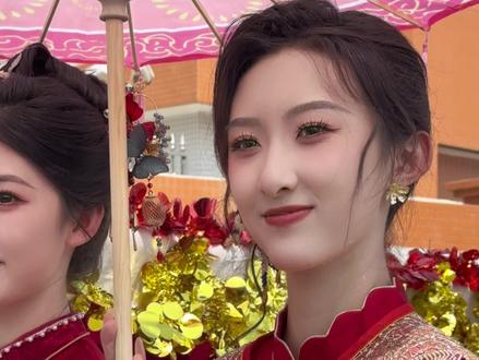 全网都在找德标的孙女 - 09年17岁的高中舞蹈生#潮汕民俗文化 #潮汕营标旗 #标旗美女 #拍摄现场 #潮汕女孩