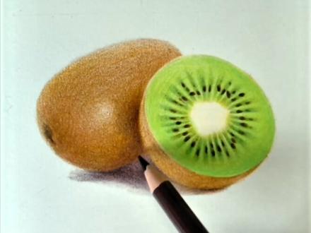 彩铅猕猴桃画法 #彩铅 #画画 #手绘 #画了个画