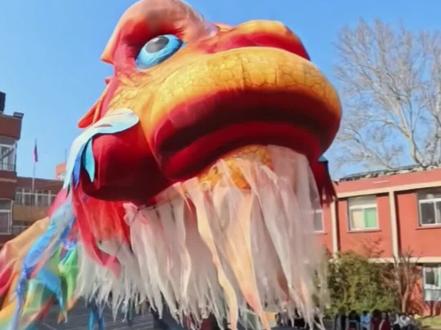 马年第一飞!上新街鳌鱼变身“天马”越狱了!