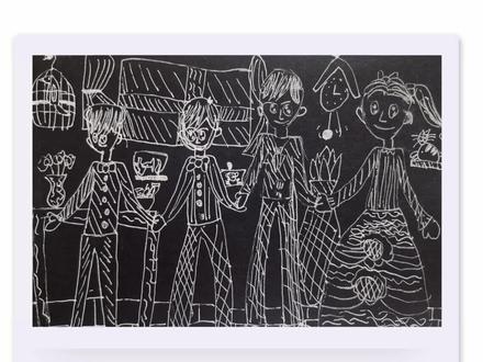 鲁滨逊漂流记#爱画画的孩子