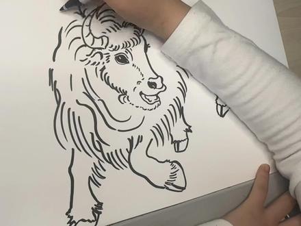 牛的简笔画 #真实生活分享计划 #牛的简笔画 #淮南文旅 #淮南牛肉汤 欢迎大家来到淮南🌺品尝家乡美食牛肉汤~