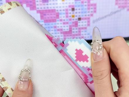 最近迷上了美乐蒂宝宝。美乐蒂真滴好萌啊!!!!!#美乐蒂 #拼豆 #拼豆图纸 #拼豆日常 #melody