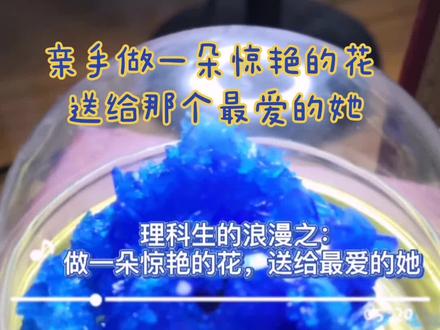 亲手做一朵惊艳的花送给那个最爱的她!#创作灵感 #理科生的浪漫 #科学小实验