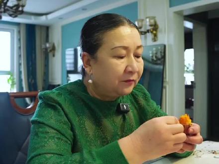 今天做一个沙琪玛 #新疆美食