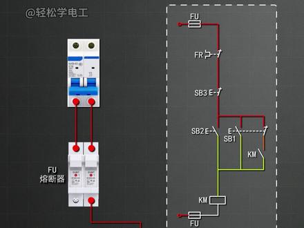 考试电路不会接?K21 点动 + 长动接线方法 #电工考试 #K21电路 #点动自锁 #电工接线 #电路图