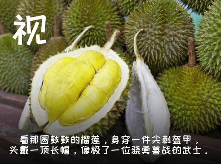 闻起来臭,吃起来香的榴莲,你知道该怎么写吗?
#五感法写作文