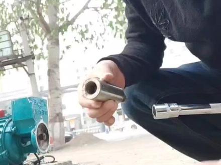 水泵叶轮拆卸自制拔轮器#