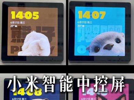 小米智能中控屏-锁屏新升级 #常州装修 #全屋智能 #小米智能中控屏 #米家 @DOU+小助手