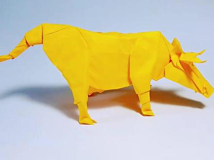 折纸奶牛视频教程9 #手工折纸