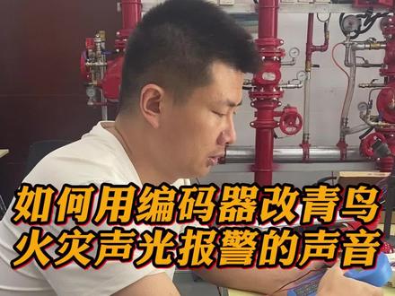 如何用编码器改青鸟火灾声光报警的声音!全网找不到讲得这么系统的#消防工程师 #消防知识 #阿杜有好课