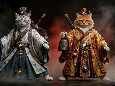 第6集丨天师列阵,神魂俱灭! 茅山群猫血战长街,九尾妖狐魂飞魄散,然而地下密室中真正的恐怖才刚刚睁开眼睛!#茅山猫道 #橘猫道长 #AI电影 #猫咪 #原创作品