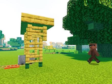 #我的世界 #我的世界指令 矿车还会自动变轨!啊,不要啊...