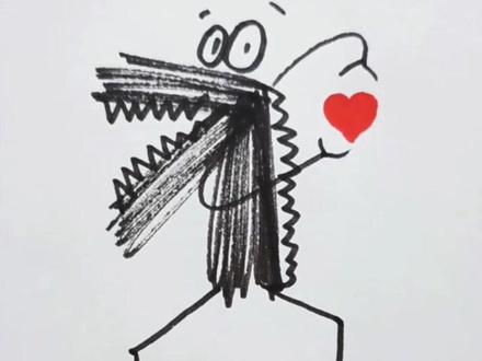 这样的比心我真的爱了快艾特你的#沙雕闺蜜 给你安排吧#教程#简笔画 #小鳄鱼 #可爱到爆炸💥