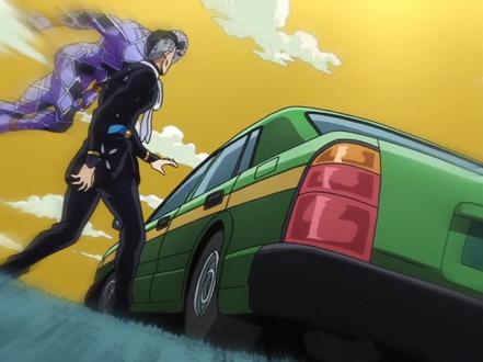 乔瑟夫说过这个小镇上的人们都拥有黄金精神#JOJO#喷上裕也