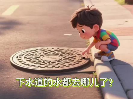 #少儿科普 #儿童百科 #科学启蒙 下水道的水都去哪儿了?