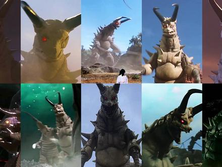 盘点不同时期的地底怪兽古墩,有双尾怪的地方就有它? #奥特曼 #我要上热门 #特摄剧 #日漫