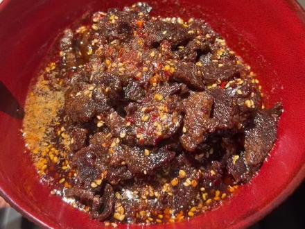 麻辣牛肉拌粉拌面下酒都绝!!!#美食制作分享 #麻辣牛肉#嗦粉 #早餐 #牛肉面