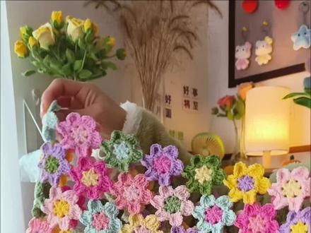 繁花包包教程(1)~包底部分 #繁花包包教程 #手工编织包包 #手工编织零基础教学 #钩针包包教程 #毛线钩织