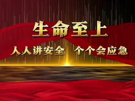 2025安全月专题《生命至上》