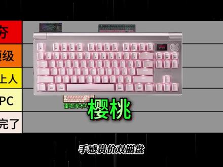 从夯到拉锐评近期热门游戏键盘
键盘按键错乱怎么恢复|无线键盘|机械键盘|ev63|磁轴键盘游戏键盘|客制化键盘|电脑键盘|打字|键盘鼠标|迈从|狼蛛|键盘灯光开关在哪|苹果键盘|蓝牙键盘链接平板|程序员|机械键盘|按键失灵|蓝牙键盘|前行者
#键盘测评#无畏契约#三角洲#游戏外设#情人节礼物