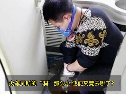 揭秘!火车厕所小洞竟藏大智慧,便便去哪了? #复兴号 #动车组 #动车 #轨道交通 #高铁动车 #火车 #轻轨