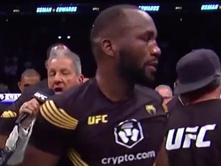 宛如《洛奇》电影中的情节,“下狗”用不可思议的方式击败P4P之王!#爱德华兹KO乌斯曼 #UFC278