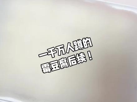 自制霉豆腐后续来啦!!#自制霉豆腐 #豆腐乳 #自制豆腐乳 #霉豆腐制作 #在家自制毛豆腐也太好玩了